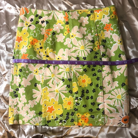 Free People Floral Mini Skirt - Picture 3 of 8